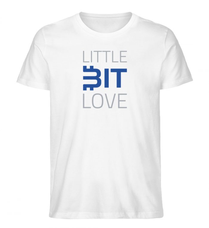Bitsons - LITTLE BIT LOVE Shirt - Herren Premium Organic Shirt-3