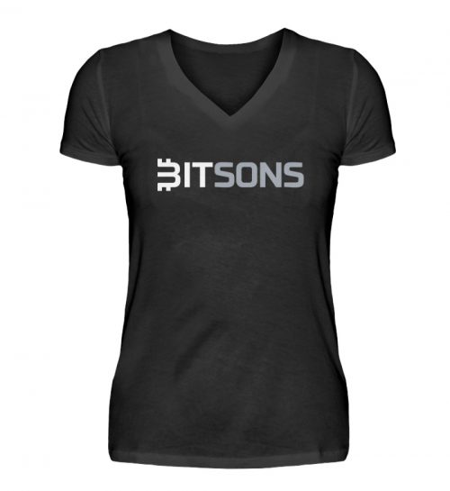 Bitsons V-Neck Damen T-Shirt - V-Neck Damenshirt-16
